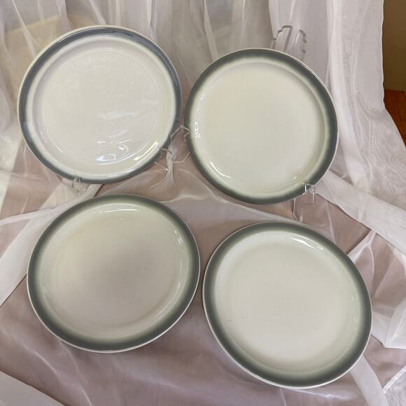 Restaurant Ware Plates West Liverpool by Sterling China Co Set of 4 - Picture 1 of 8